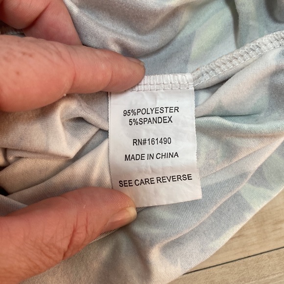 Pixie Girl 10/12 High Low Pineapple Dress. Sleeves With Faux Front Tie. Elastic - Picture 6 of 7